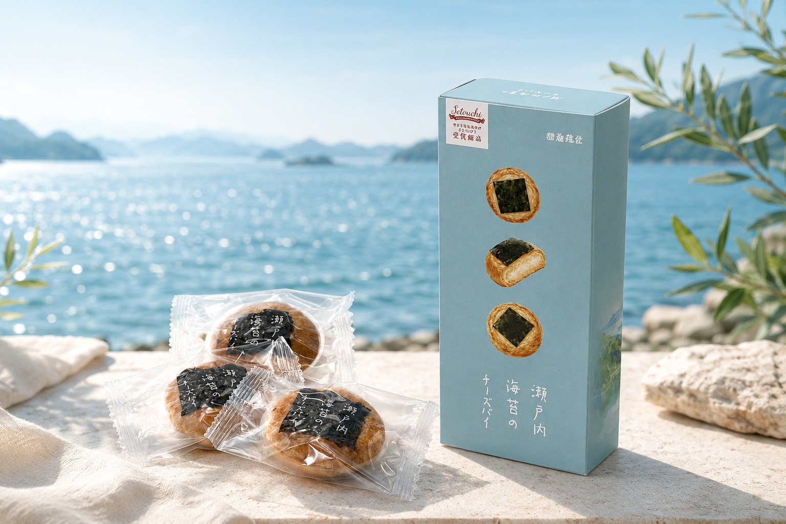 瀬戸内海苔のチーズパイ メインビジュアル